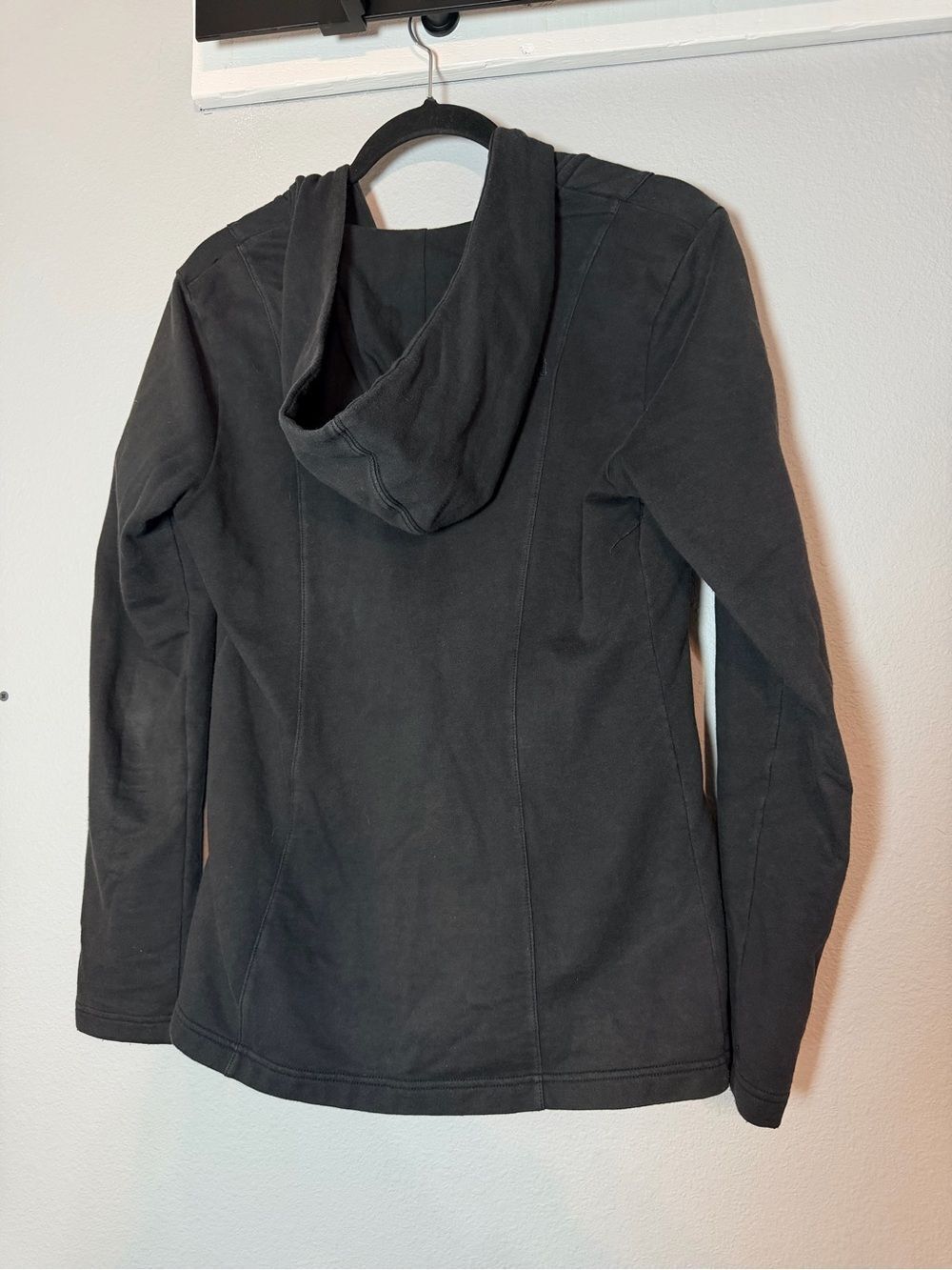 The North Face Button Front Hoodie Sweatshirt Medium Faded Black - Picture 5 of 7